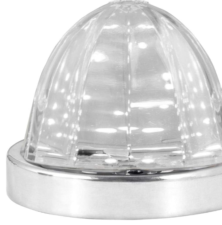 セミトラック用のLEDスイカライトエクステリアミニウォーターメロンセミトラックマーカーライトルーフマーカーライトガラスシェルライトルーフマーカーライトトゥルクトレーラー 