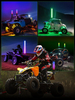 LED ホイップライト リモート & APP コントロール付き ATV 用追跡パターン