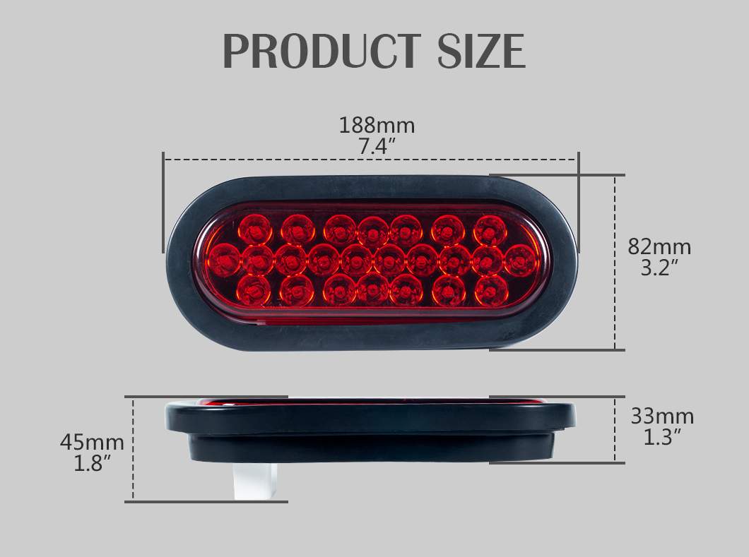 導かれたテールライト
