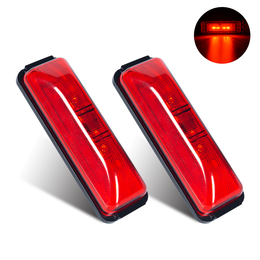 4 "赤い表面実装LEDトレーラーマーカーライト
