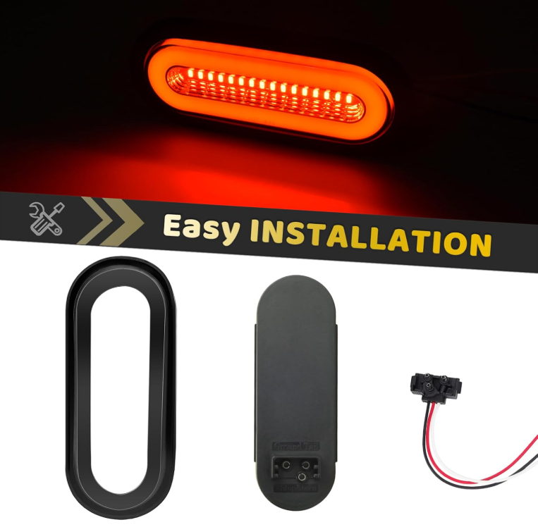 ストップテールライト LED 車ランプ、6 インチ LED テールライト、ホットセール LED テールライト、ホットセール防水 LED テールライト、キャブ用テールライト ランプ