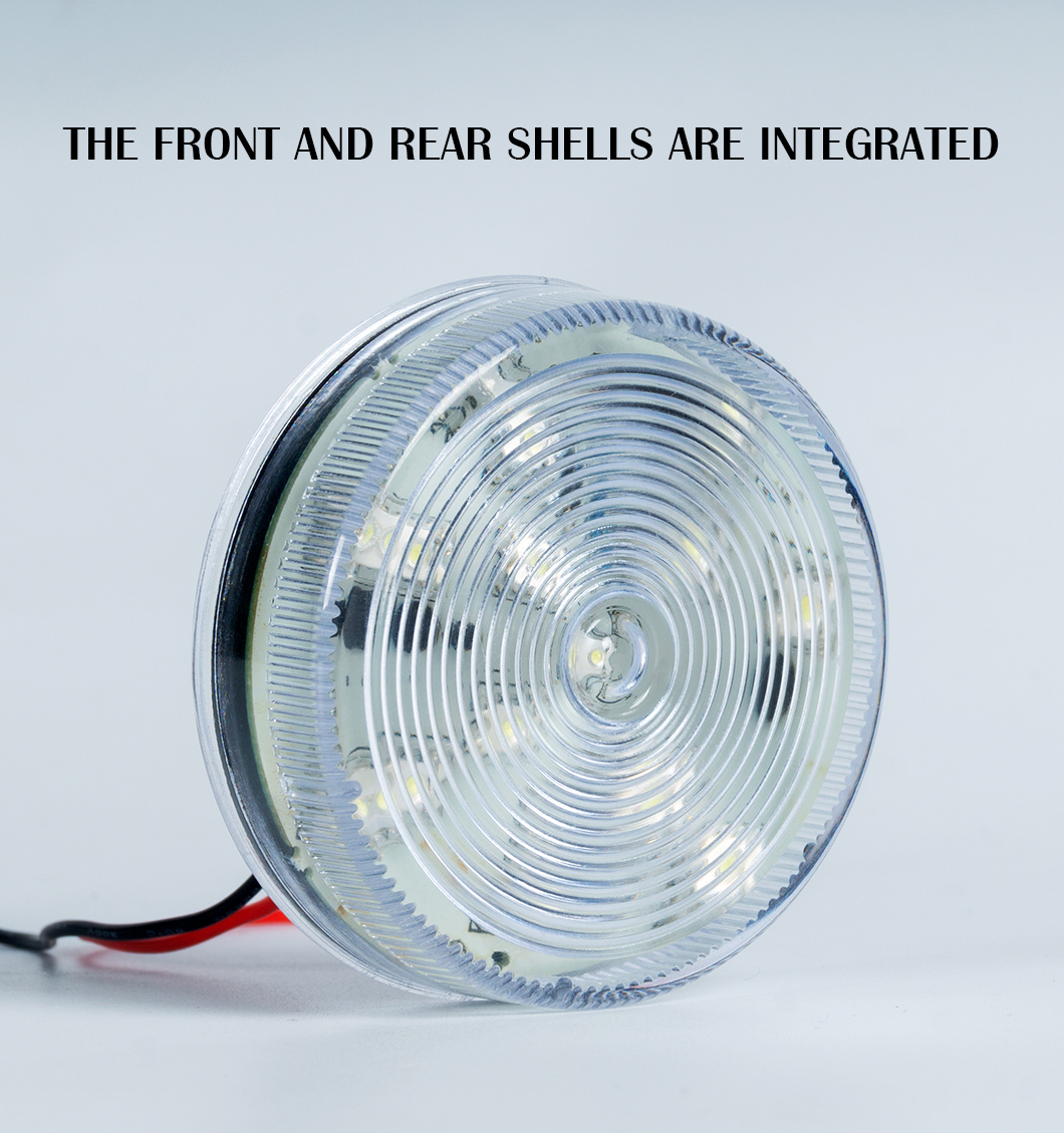 中国メーカーからの防水ラウンドトレーラーLEDクリアランスサイドマーカーライト