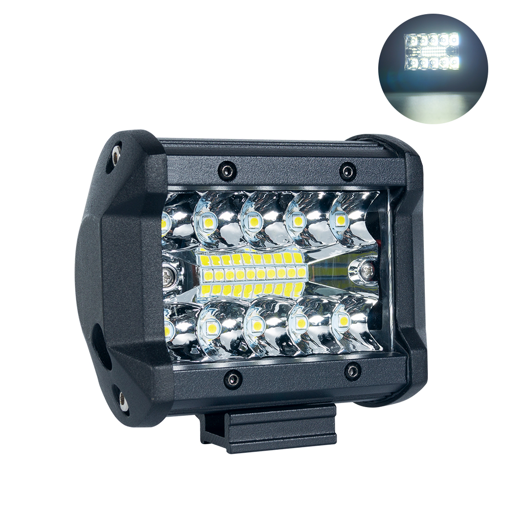 60W LEDワークライトバー、4インチLEDワークライトバー、LEDトラックライトV、60W 4インチLEDワークライトバー、4インチスポットフラッドコンボLEDワークライトバー