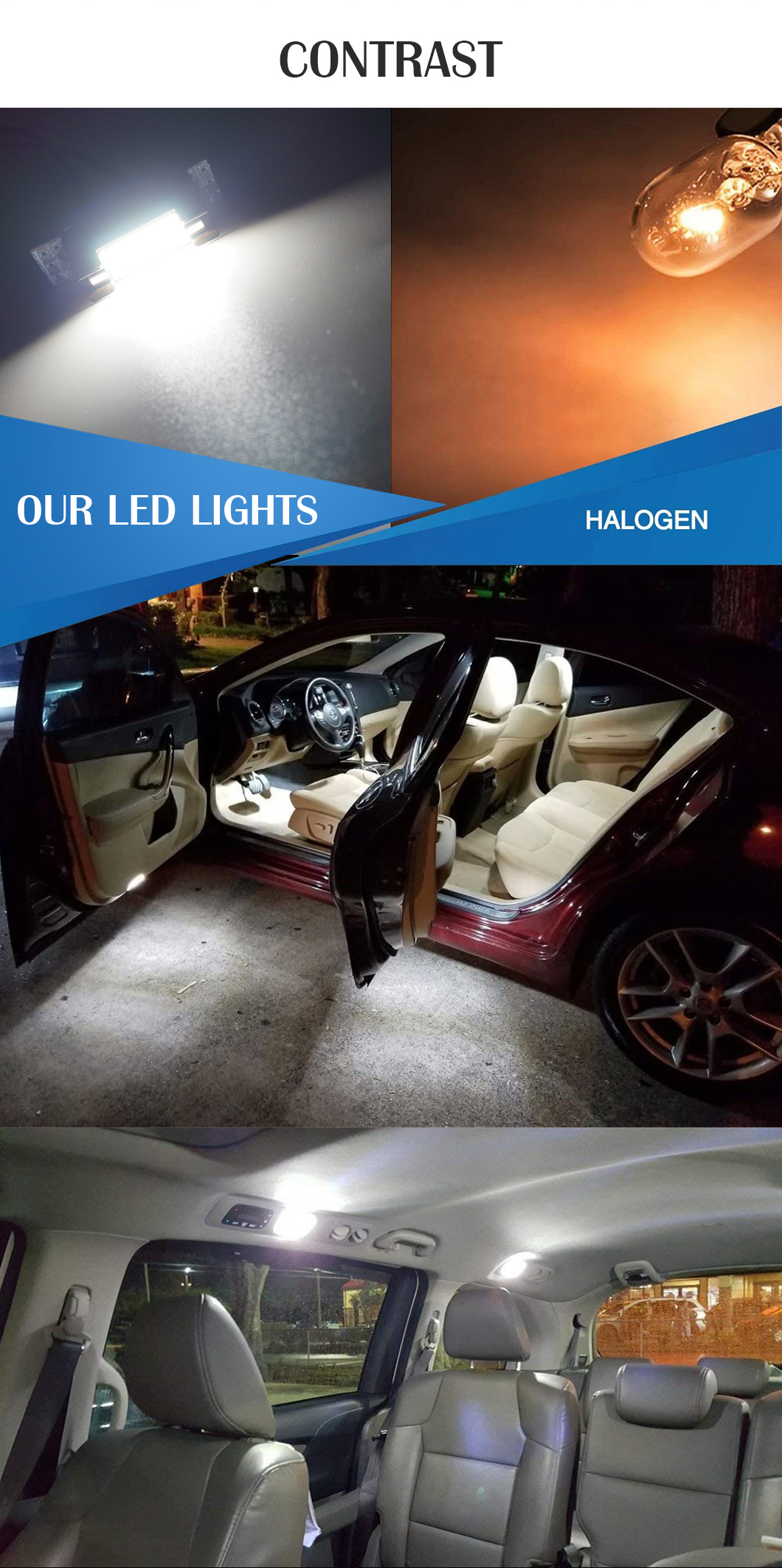 明るい Led 車のインテリア電球、フェストゥーン LED 車の電球、トラック用の Led 車のインテリア電球、トラック用の Led 車の電球、フェストゥーン Led 車のインテリアの電球