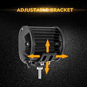 LED 4インチの正方形120W作業ライト 