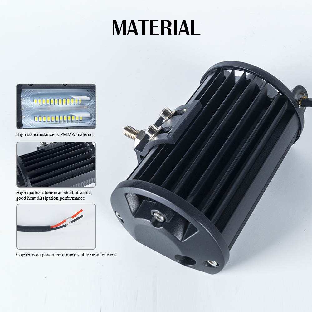 72W長方形のスポットビームLED TURCKトレーラーのライトワークライトを駆動する 