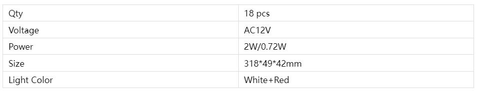 シボレーブレーキライトGX-018WR2835B-S