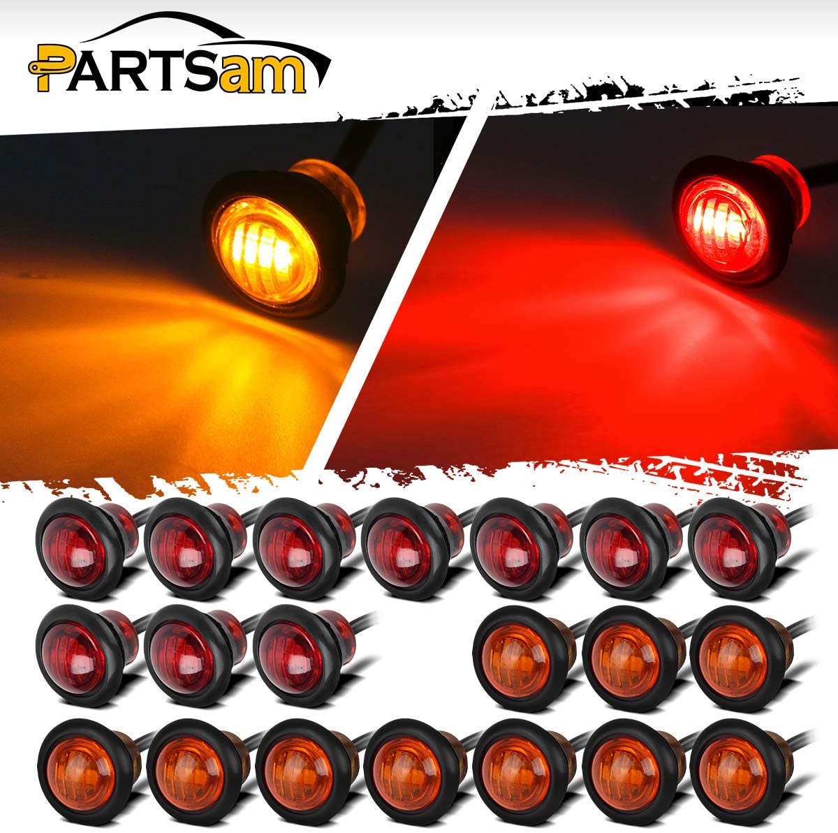 27 ワット LED ワークライト、スクエア防水 LED ワークライト、T10 青色 LED 自動車電球、青色インテリア LED 自動車電球、3/4 インチ LED サイド マーカー ライト