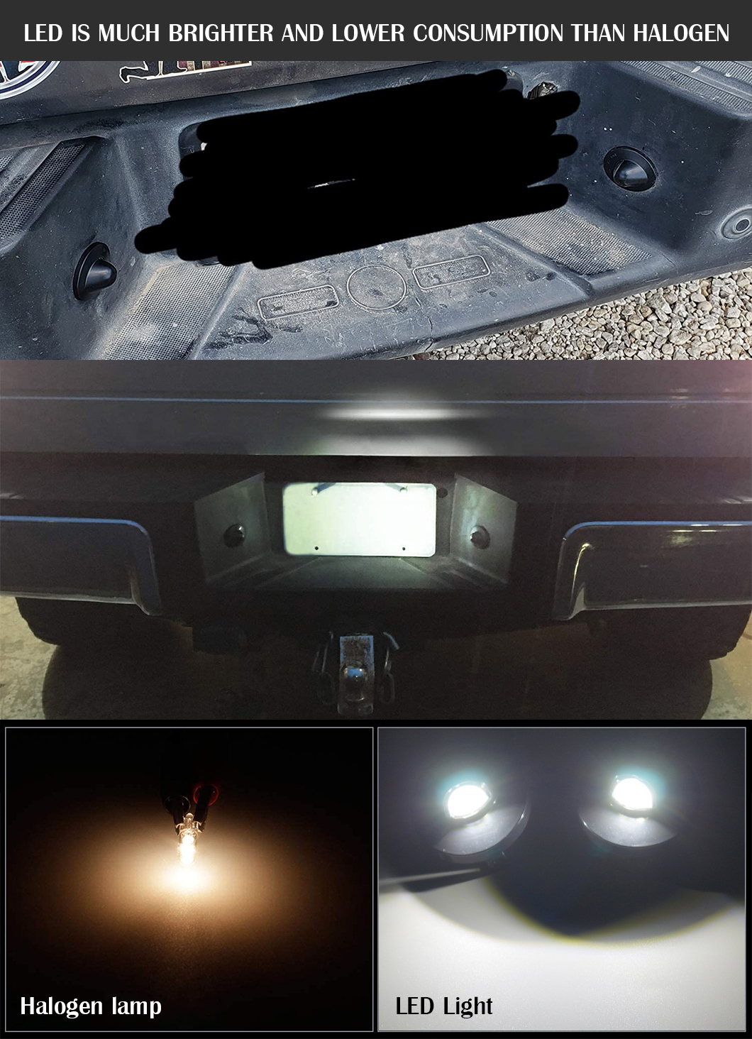 LEDナンバープレートライト